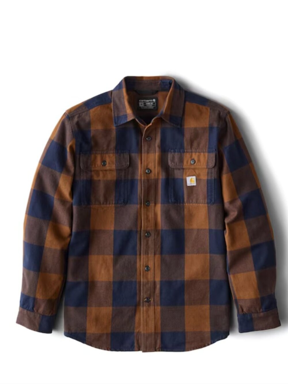 Carhartt Heavyweight Flannel Red Duck Plaid Shirt (XL)